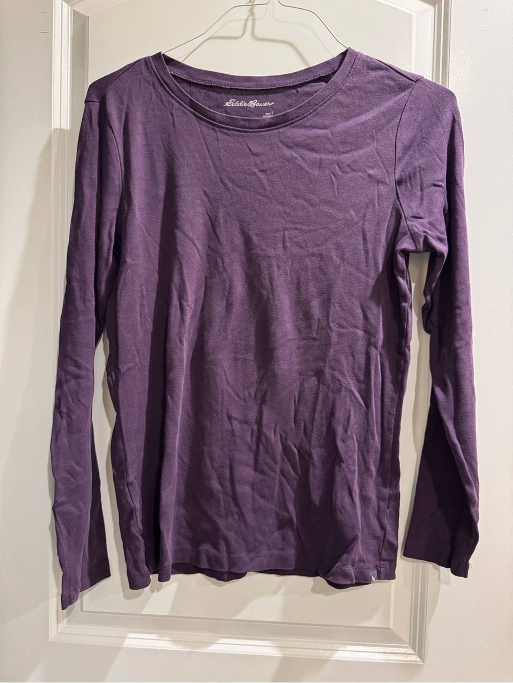 Eddie Bauer Purple Long Sleeve Tee